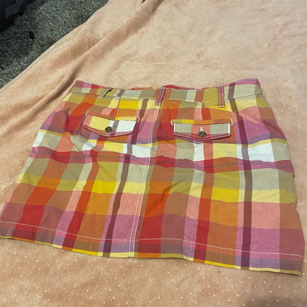 Plaid skort (with shorts)